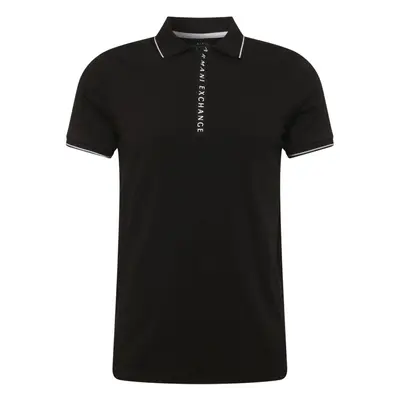 ARMANI EXCHANGE Póló fekete / fehér