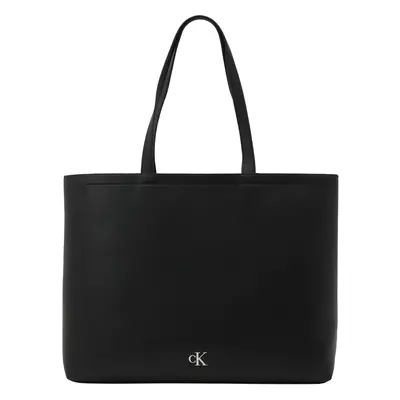 Calvin Klein Jeans Shopper táska fekete / ezüst