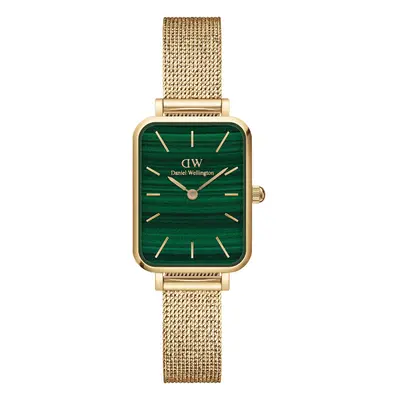 Daniel Wellington Analóg órák 'Quadro Pressed Evergold G Green' arany / sötétzöld