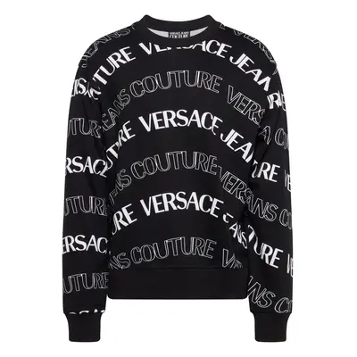 Versace Jeans Couture Tréning póló fekete / fehér