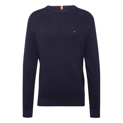 TOMMY HILFIGER Pulóver sötétkék / piros / fehér