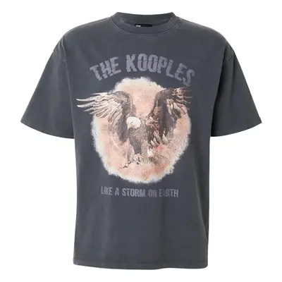 The Kooples Póló elefántcsont / barna / sötétlila / fekete