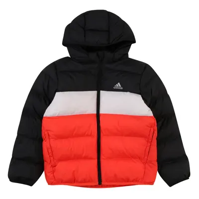 ADIDAS SPORTSWEAR Kültéri kabátok ezüstszürke / sötét narancssárga / fekete / fehér