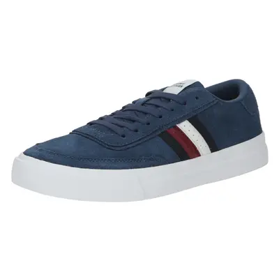 TOMMY HILFIGER Rövid szárú sportcipők 'CUPSET' tengerészkék / sötétkék / merlot / fehér