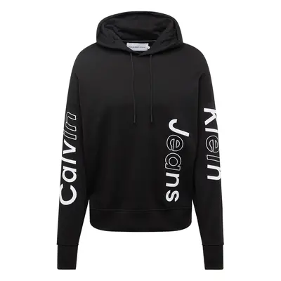 Calvin Klein Jeans Tréning póló fekete / fehér