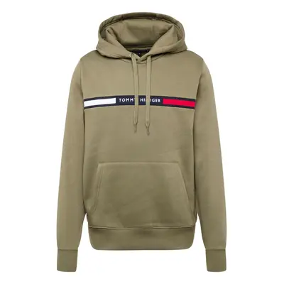 TOMMY HILFIGER Tréning póló tengerészkék / khaki / piros / fehér