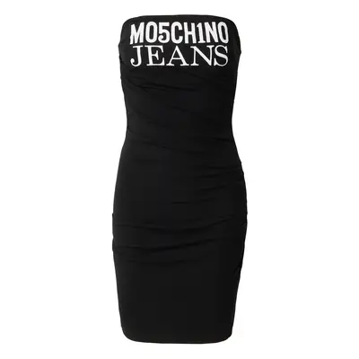 Moschino Jeans Ruha fekete / fehér