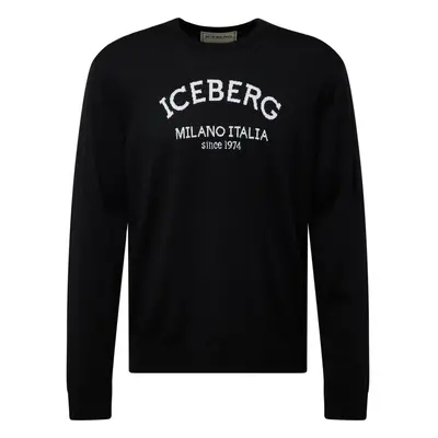 ICEBERG Pulóver fekete / fehér