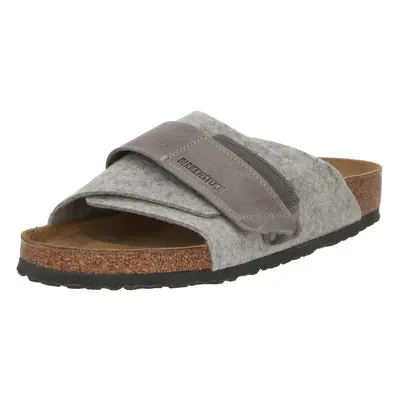 BIRKENSTOCK Papucs 'Kyoto' szürke / szürke melír / fekete