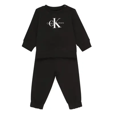 Calvin Klein Jeans Jogging ruhák fekete / fehér