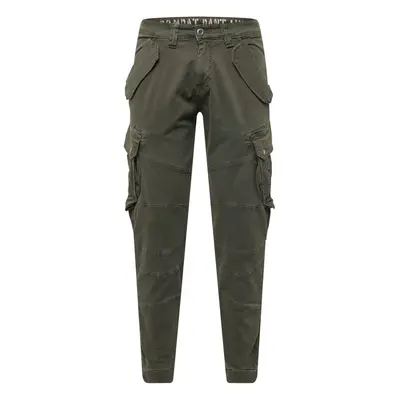 ALPHA INDUSTRIES Cargo nadrágok 'Combat' khaki