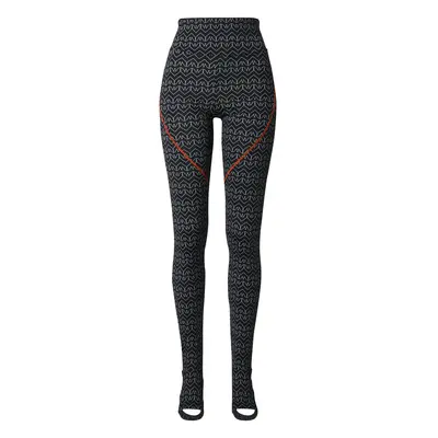 PATRIZIA PEPE Leggings narancs / fekete / fehér