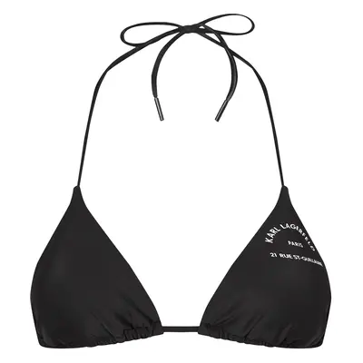 Karl Lagerfeld Bikini felső fekete / fehér