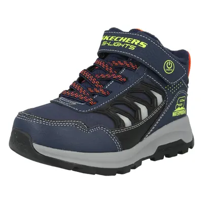 SKECHERS Bakancsok 'STORM BLAZER' sötétkék / sárga / sötét narancssárga / fekete