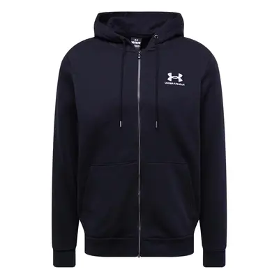 UNDER ARMOUR Sport szabadidős dzsekik 'Essential' fekete / fehér