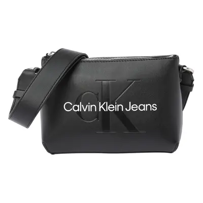 Calvin Klein Jeans Válltáskák fekete / fehér