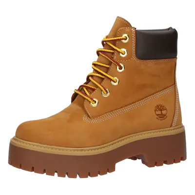 TIMBERLAND Fűzős rövid szárú csizmák szépia / sötét barna