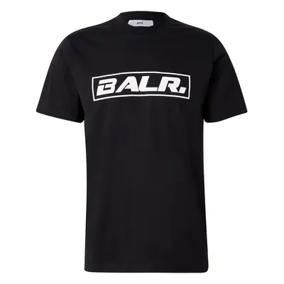 BALR. Póló 'The Club' fekete / fehér