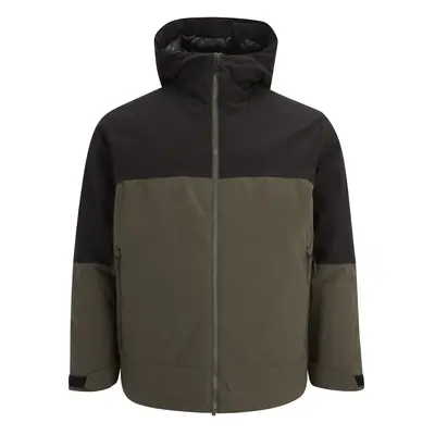 Jack & Jones Plus Téli dzseki 'JCOAIDEN' khaki / fekete