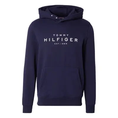 TOMMY HILFIGER Tréning póló tengerészkék / fehér