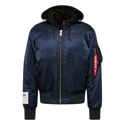 ALPHA INDUSTRIES Átmeneti dzseki tengerészkék / fehér farmer