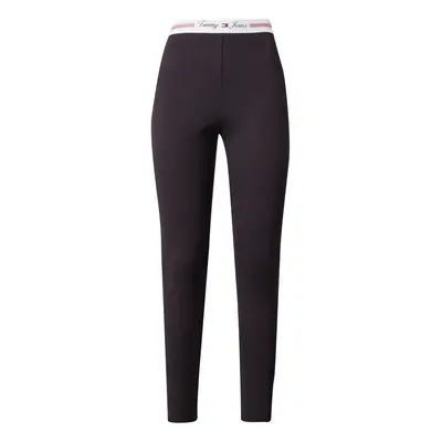 Tommy Jeans Leggings fekete / fehér