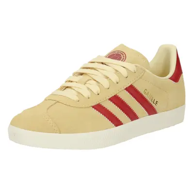 ADIDAS ORIGINALS Rövid szárú sportcipők 'GAZELLE' világos sárga / arany / piros