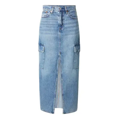 LEVI'S ® Szoknyák 'Ankle Column Cargo Skirt' kék farmer