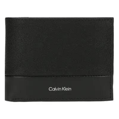 Calvin Klein Pénztárcák 'MUST' fekete / ezüst