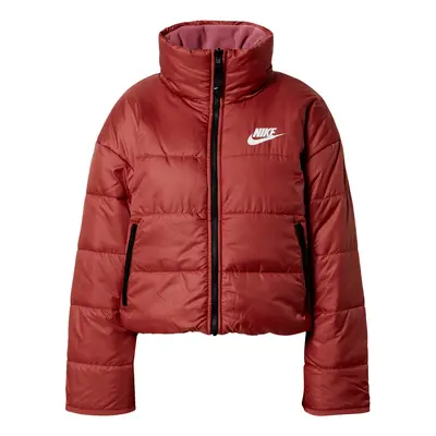 Nike Sportswear Téli dzseki rozsdabarna / világos-rózsaszín / fehér