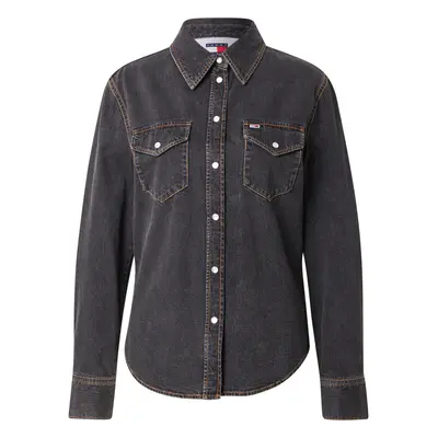 Tommy Jeans Blúz 'Western Shirt' szürke farmer