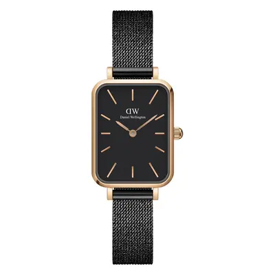 Daniel Wellington Analóg órák 'Quadro Pressed Ashfield RG Black' arany / fekete