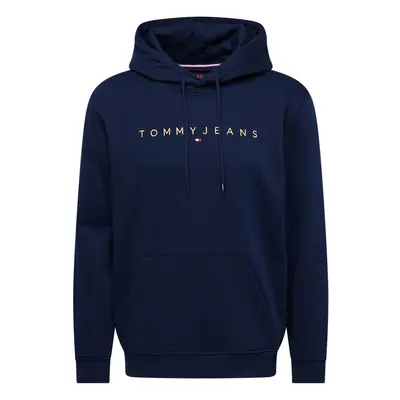 Tommy Jeans Tréning póló tengerészkék / aranysárga