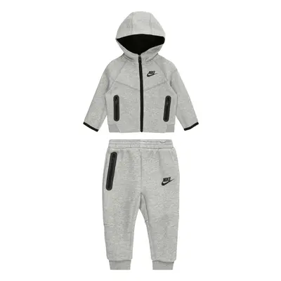 Nike Sportswear Jogging ruhák 'TECH FLEECE' szürke melír / fekete