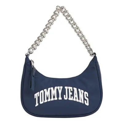 Tommy Jeans Kézitáska tengerészkék / ezüst / fehér