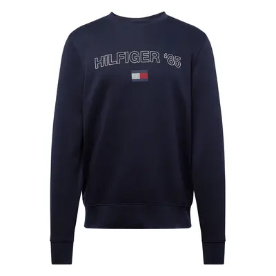 TOMMY HILFIGER Tréning póló '85' tengerészkék / zafir / dinnye / fehér