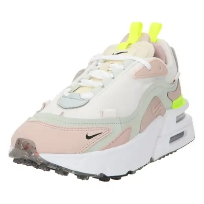 Nike Sportswear Rövid szárú sportcipők 'Air Max Furyosa' krém / neonsárga / füstszürke / fekete