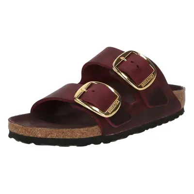 BIRKENSTOCK Papucs 'Arizona LEOI' arany / sötétvörös