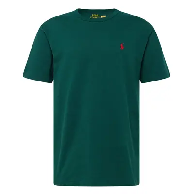 Polo Ralph Lauren Póló 'SSCNCLSM1' zöld / piros