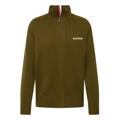 TOMMY HILFIGER Kardigán khaki