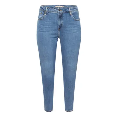 Levi's® Plus Farmer '721 PL Hi Rise Skinny' kék farmer