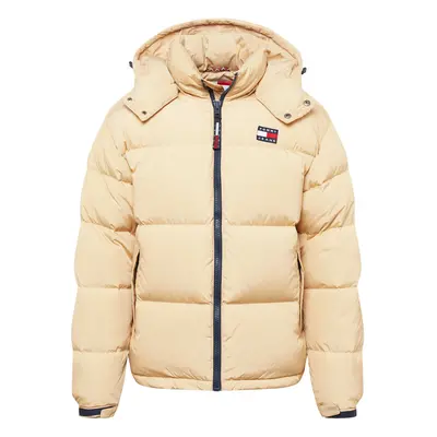 Tommy Jeans Téli dzseki 'Alaska' krém / tengerészkék / piros / fehér