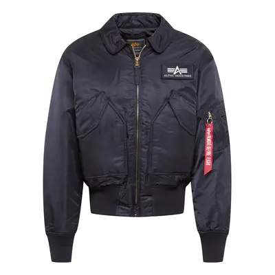 ALPHA INDUSTRIES Átmeneti dzseki piros / fekete / fehér