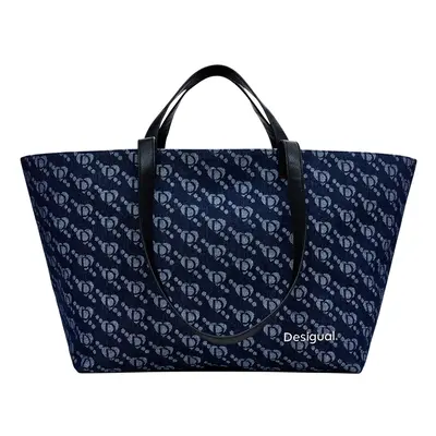 Desigual Shopper táska kék / sötétkék / fehér