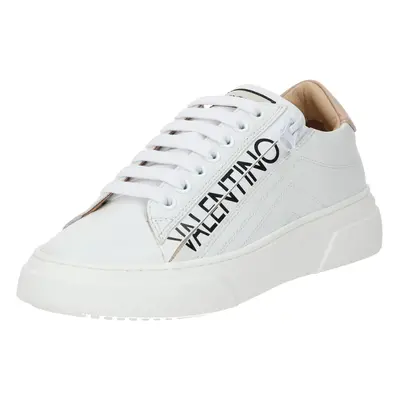 Valentino Shoes Rövid szárú sportcipők bézs / fekete / fehér