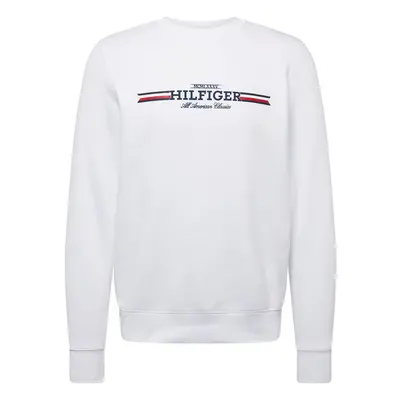 TOMMY HILFIGER Tréning póló sötétkék / piros / fekete / fehér