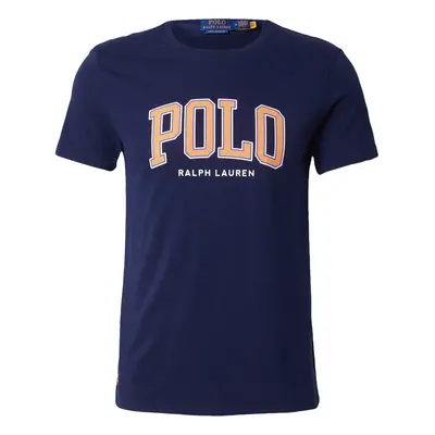 Polo Ralph Lauren Póló tengerészkék / narancs / fehér