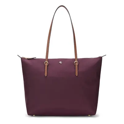 Lauren Ralph Lauren Shopper táska 'KEATON 26' karamell / ciklámen