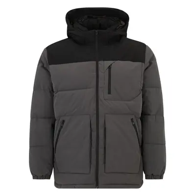 Jack & Jones Plus Téli dzseki 'JJEOTTO' sötétszürke / fekete