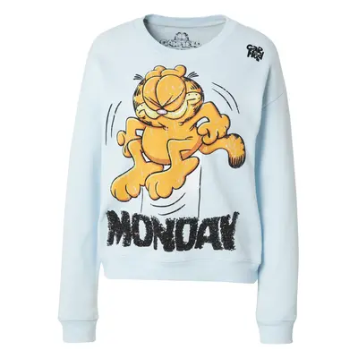 Frogbox Tréning póló 'Garfield Monday' pasztellkék / sárga / aranysárga / fekete